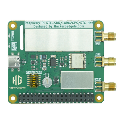 RTL-SDR/LoRa/GPS/RTC hat for Raspberry Pi