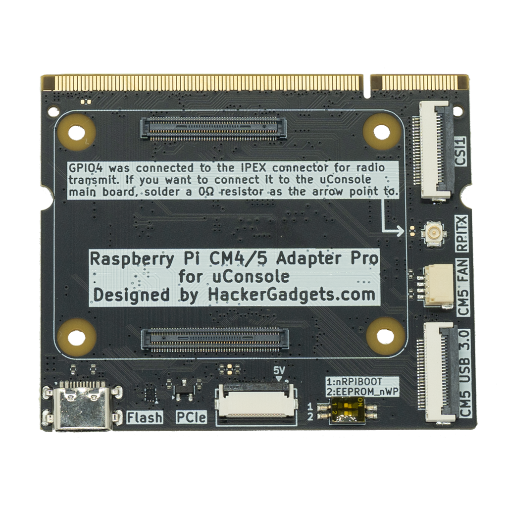 【Pre-Order】uConsole Upgrade Kit - Adding NVMe SSD/RJ45 Ethernet/ USB 3.0/AC1200 WiFi(with monitor mode supported) to your uConsole